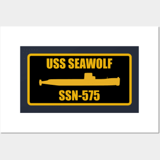 USS Seawolf Patch Posters and Art